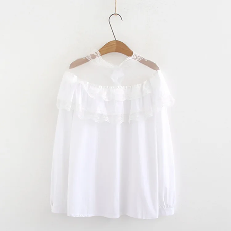 2019 плюс размер женские блузки весна одежда Повседневная мода свободные с длинным