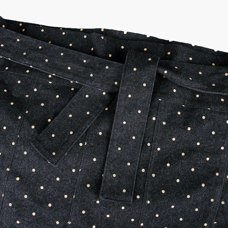 Модные длинные хлопковые брюки POKWAI с широкими штанинами женская брендовая