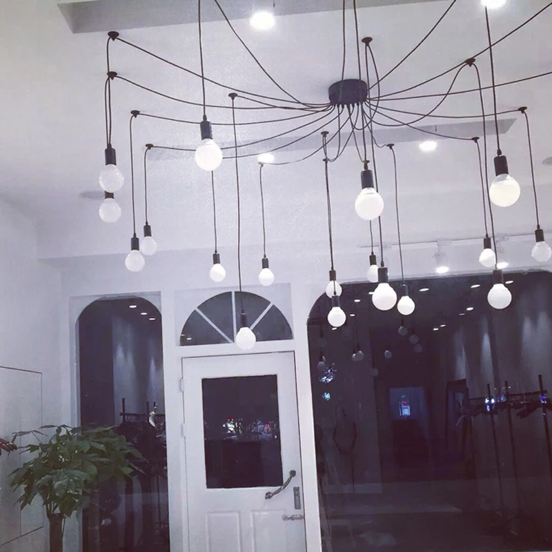 Retro industry clothing store dining room bedroom spider heavenly maids scatter blossoms creative person Pendant Lights ZA GY82 | Освещение