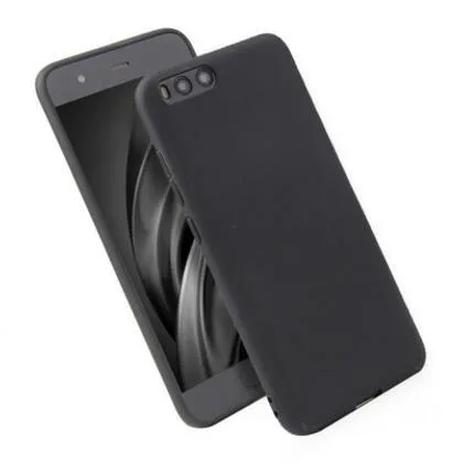 Black Xiaomi mi 6 mi 6 5,15 дюймов матовый яркий однотонный Силиконовый ТПУ мягкий чехол для Xiaomi mi 6 mi 6 Ультратонкий чехол - Цвет: Black