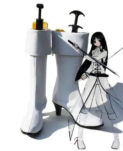 Сапоги для косплея Gintama Imai Nobume, обувь для костюма, аксессуары для Хэллоуина, вечерние сапоги для взрослых, женская обувь на высоком каблуке, на заказ