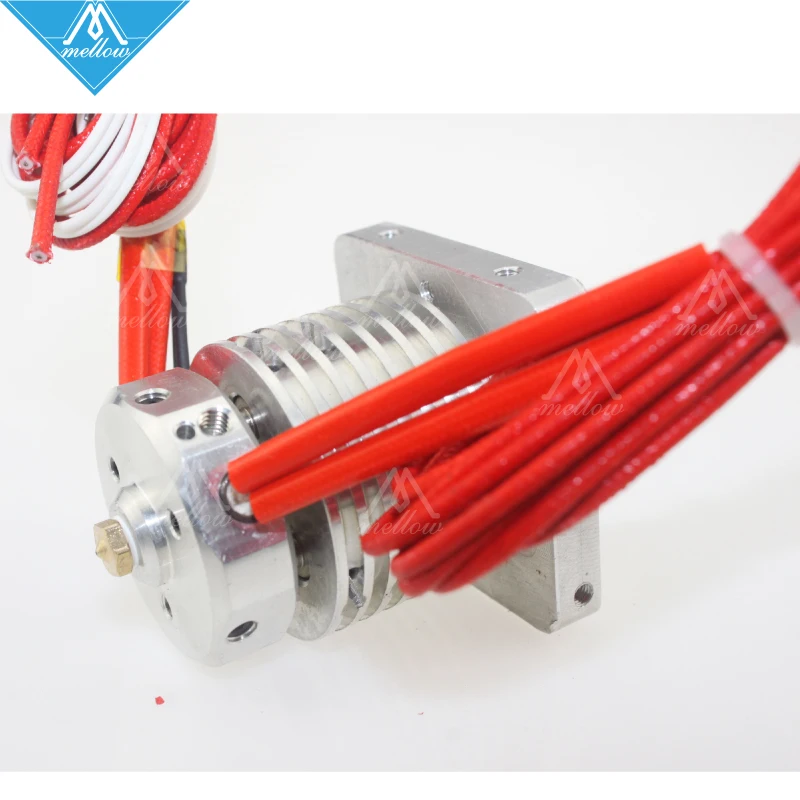 Мультиэкструзия 3 в 1 из Hotend экструдер полный комплект многоцветная насадка Горячий Конец 0,4 мм/1,75 мм нить для PLA ABS 3D принтера