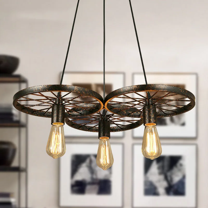 Ретро люстра в стиле лофт креативная Персонализированная для ресторана бара