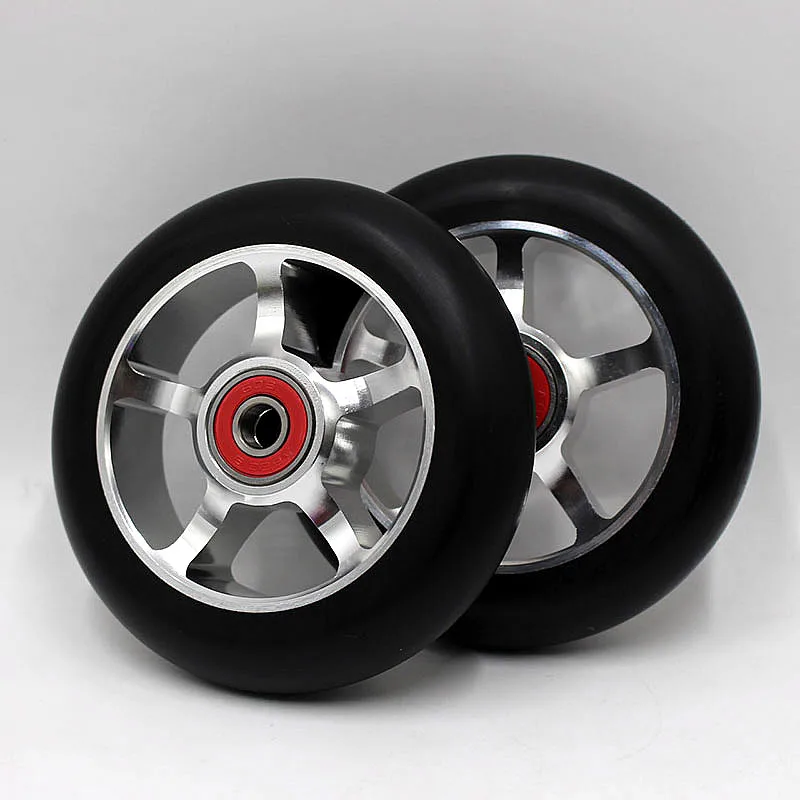 Фотокатушки Лидер продаж High end самокат pro фотокатушки 2 шт. 88A 100X24MM|stunt scooter wheels|scooter