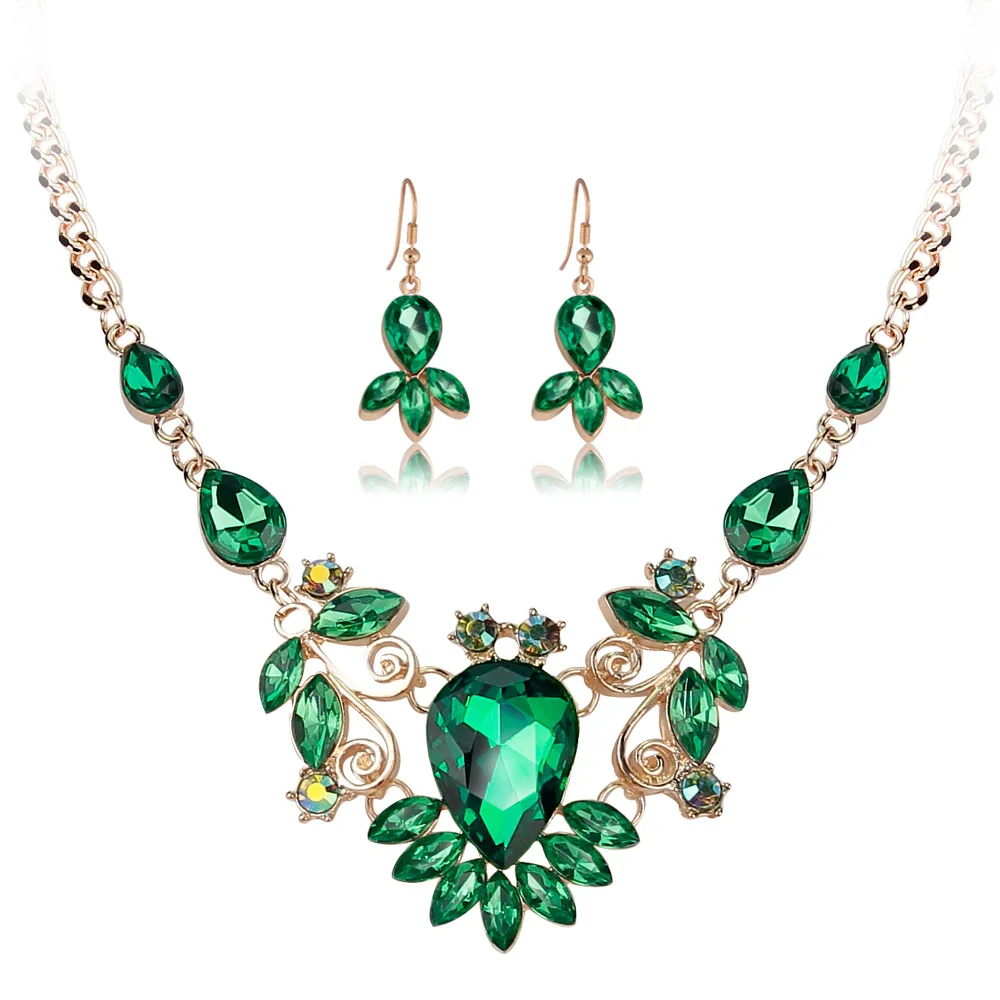 Наборы свадебных ювелирных изделий для Для женщин Роскошные Модные украшения