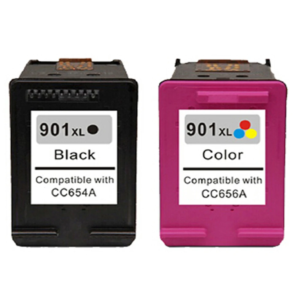 

COAAP 2pk Replacement Ink Cartridge for HP 901 901XL Officejet 4500 J4500 J4540 J4550 J4580 J4640 J4680 printer
