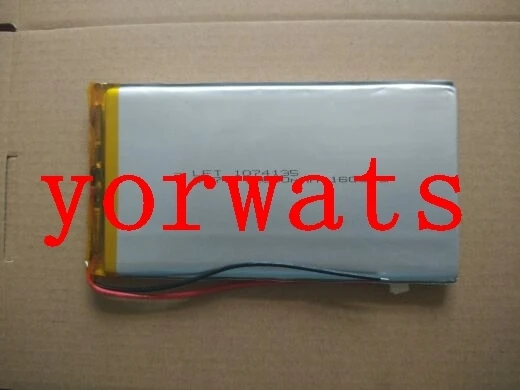 New Hot A Rechargeable Li-ion Cell 1074135 12000mah lithium 3.7V polymer battery solar cell mobile power charger | Электроника