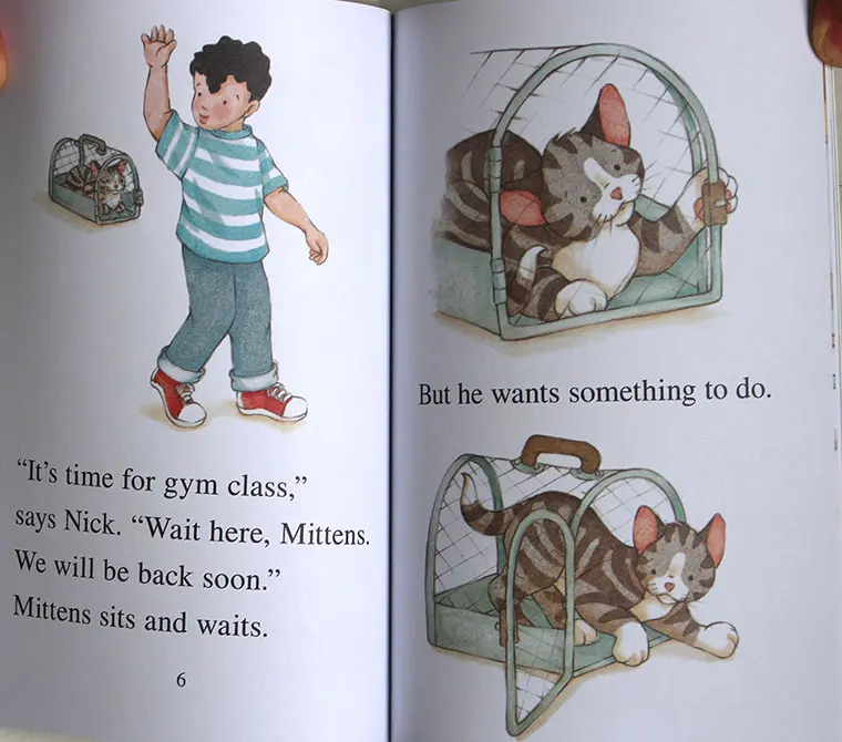 6 книг я могу читать мой первый чтения варежки Классический сюжет книги дети