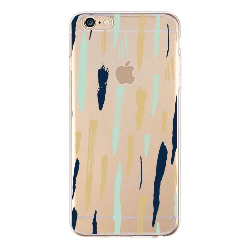 Cactus Soft Clear TPU Phone Case For iPhone 4/4s 5 5s 6 6plus 7 8plus x Silicone Fox Cat Printed Cover Free Shipping | Мобильные