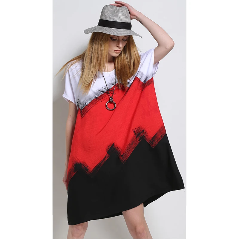 Новое Женское свободное платье летняя женская одежда 2018 модные платья desigual