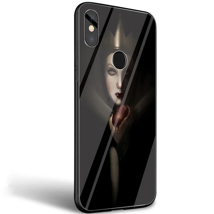 GerleeK стекло ТПУ Белоснежка ягода малефисент чехол для Xiaomi 8 Lite A1 9 pocophone F1 Redmi Note 5 6 7