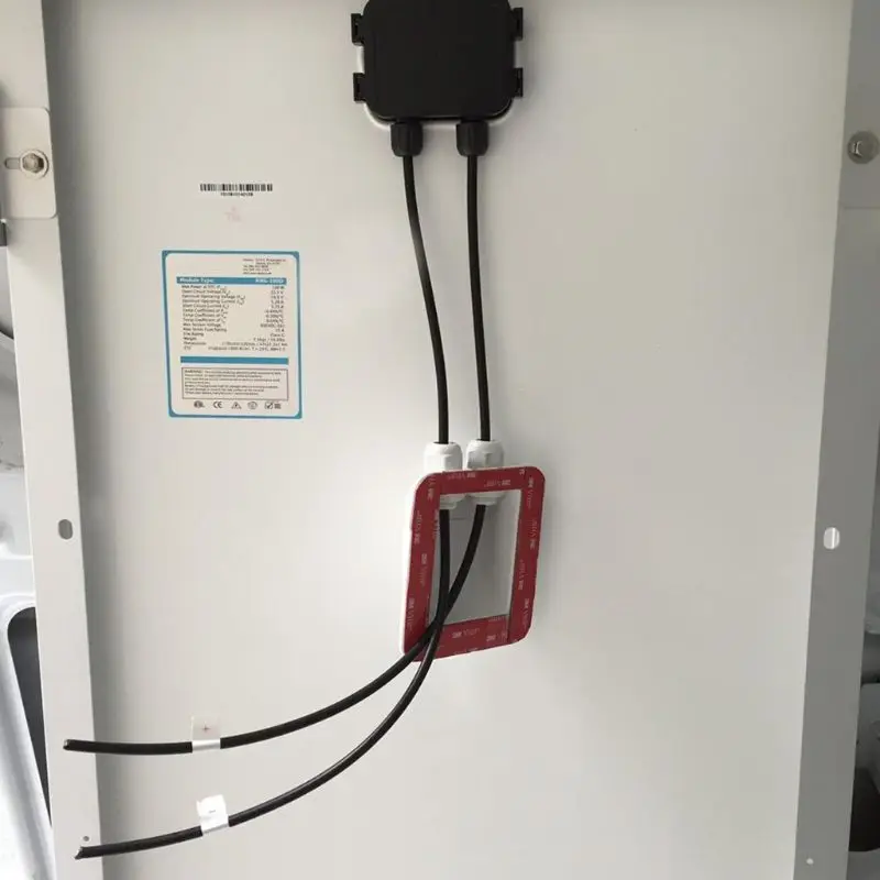 ABS Солнечный RV яхта стенд крыша канал кабель вход двойное отверстие