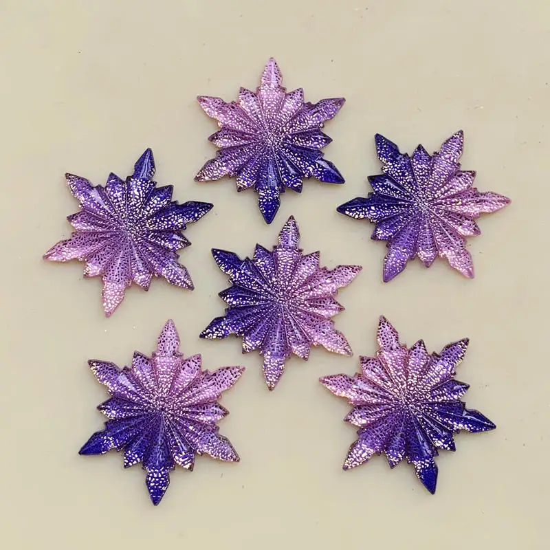Purple Crystal Rhinestone Flat Back Acrylic Crystal Stone Not Hotfix Scrapbook wedding decoration 32mm 10pcs-B427