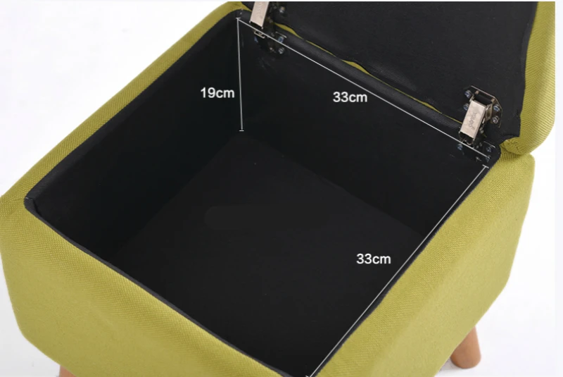 Бытовой твердый деревянный сменный тканевый стул для обуви многофункциональная