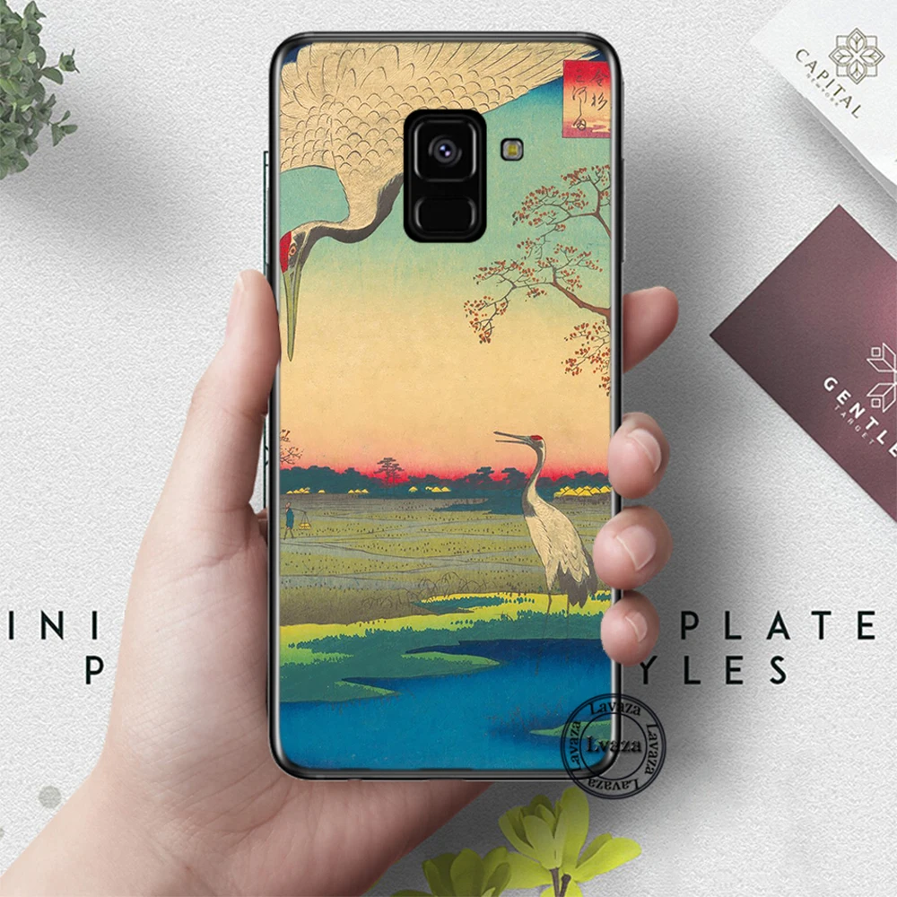 9 Японский стиль силиконовый чехол для samsung A2 Core A3 A5 A6 плюс A7 A8 A9 A10 A30 A50 A60 A70 A10S A30S A50S A70s - Цвет: 9