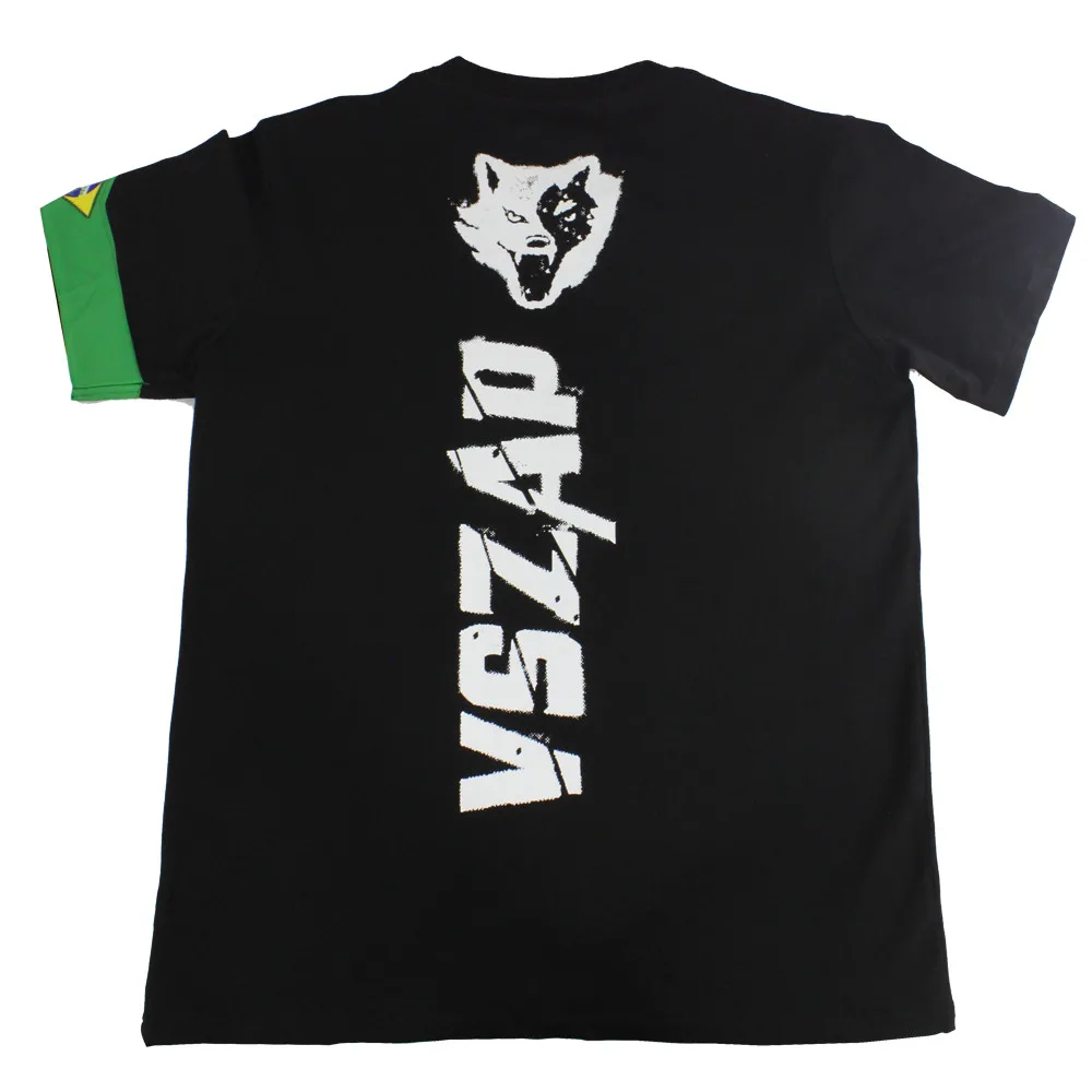 VSZAP ropa de muaythai футболка с коротким рукавом тренировки по борьбе фитнес ММА Бокс Jujitsu борьба с коротким рукавом пот