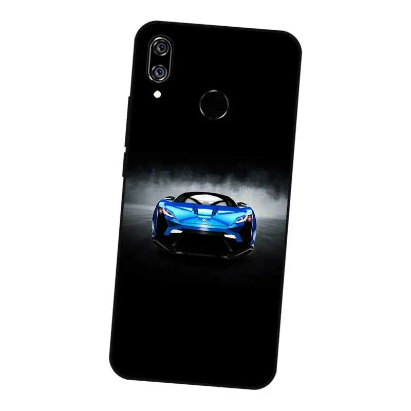 N242 Ae86 Harsh Car Black Silicone Case Cover For Huawei Nova 2 2i 2S 3 3e 3i 4 4e Enjoy 8 Plus |