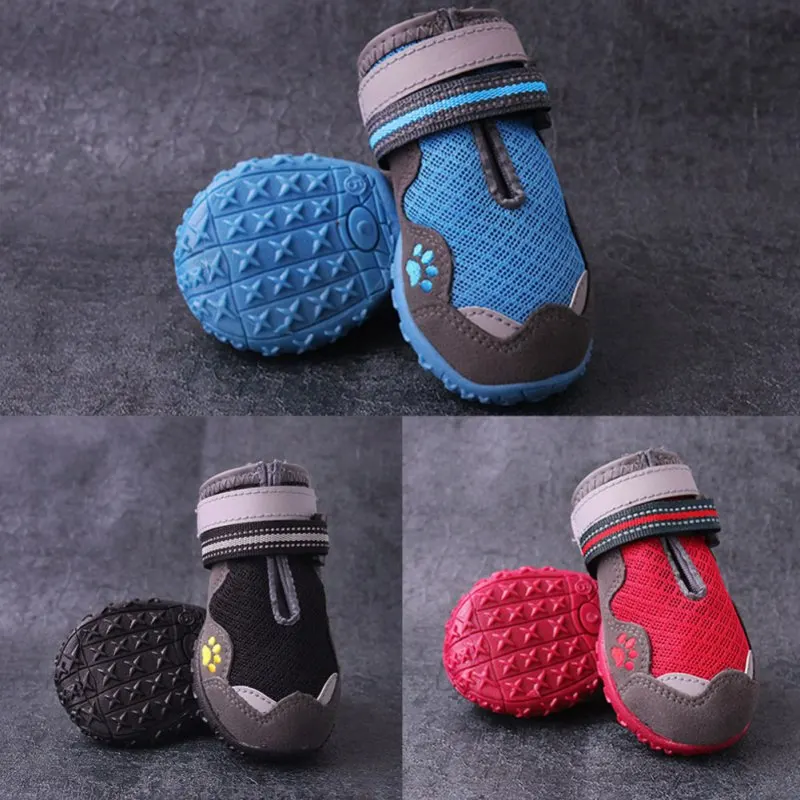 

4Pcs PET Shoes Popular New Outdoor Sports Shoes Protection Dog Not Hurt Fashion Dog Shoes Multi-code Multi-color Deodorant