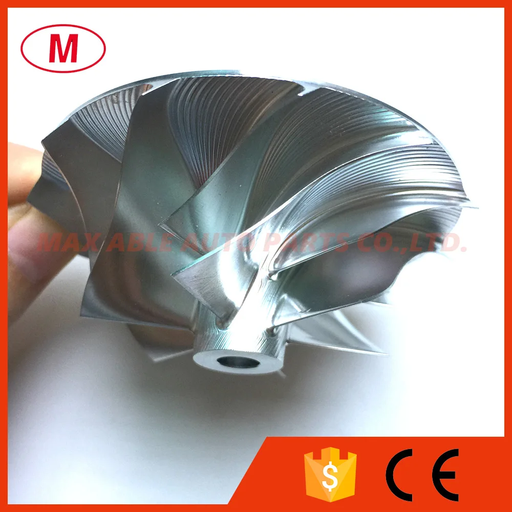 TD05H 49179-44300 48.30/68.00mm 6+6 blades High Performance Turbo Billet Compressor wheel/Aluminum 2618/Milling compressor wheel |