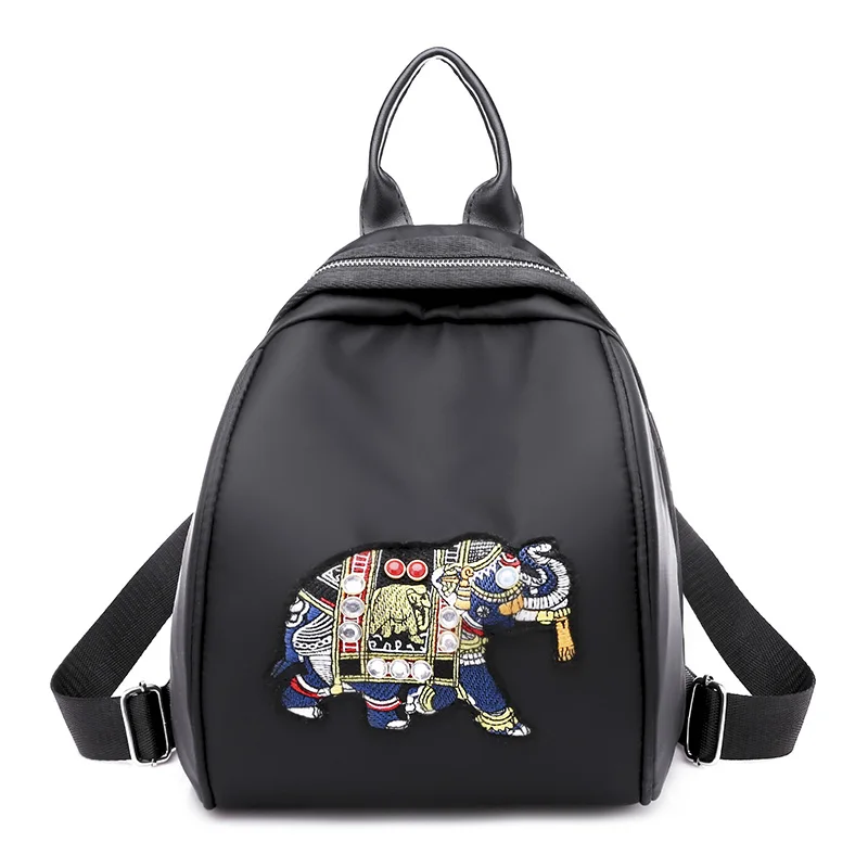 Дропшиппинг школьные сумки 2018 новая модные женские туфли рюкзак холст нейлон