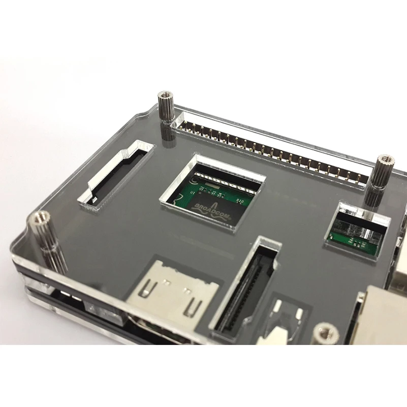 Прозрачный акриловый чехол для raspberry pi 3 model b защитный корпус|Корпуса и детали| |