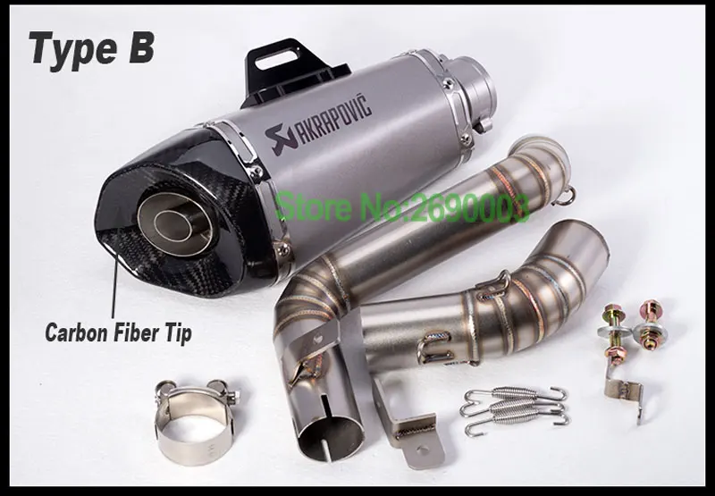 Лазерный логотип мотоцикла Akrapovic выхлопная труба и Соединительная труба системы для KTM DUKE 390 250 DUKE RC390 DUKE 125 2013- RC390