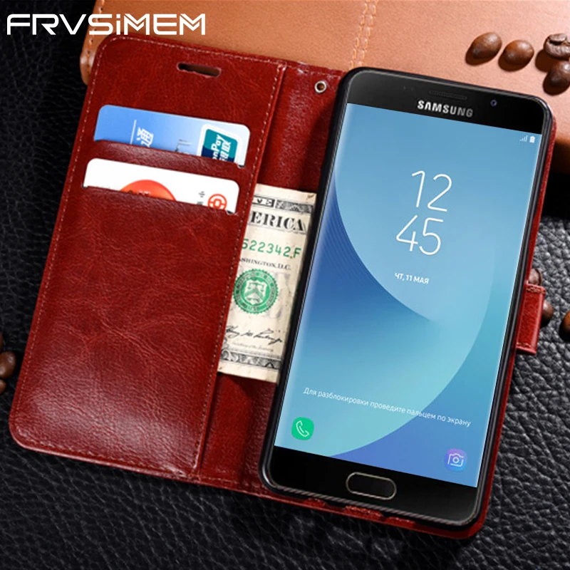 Кожаный чехол для Samsung Galaxy A3 A5 J1 J3 J5 J7 J2 Prime CORE A8 A7 A6 A30 A50 J4 J6 плюс J8 Чехол-бумажник с откидной крышкой