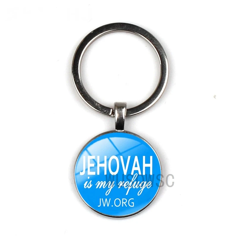 Простой JW? ORG брелок для ключей из стекла серии "глаза" ручной работы фото