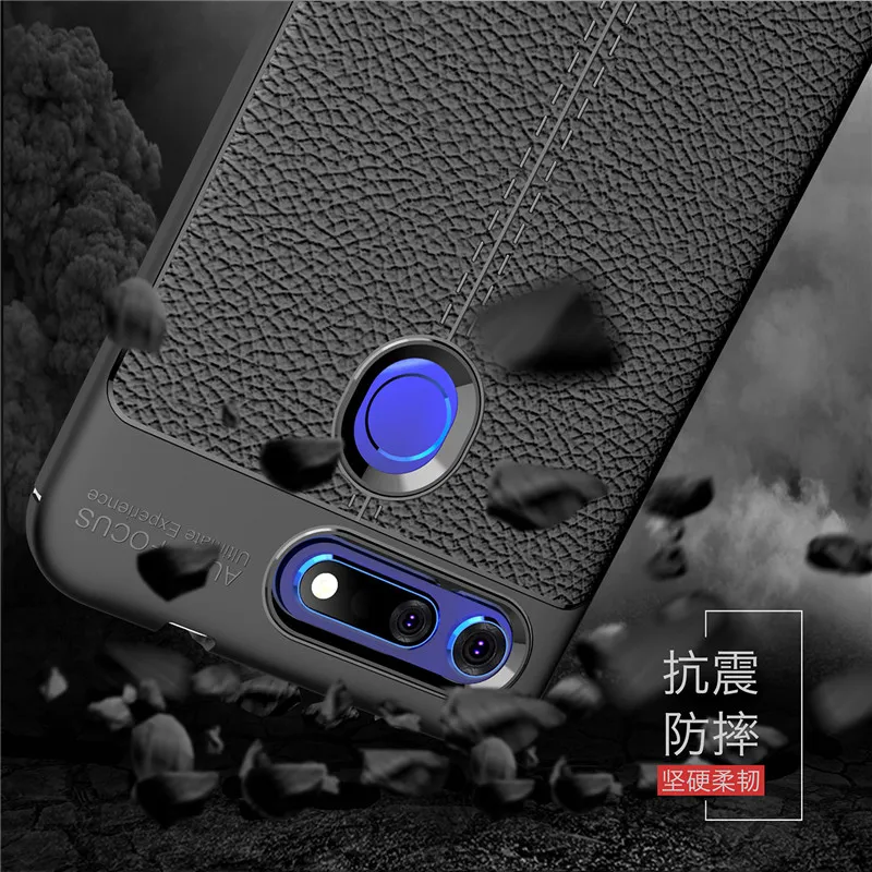 Для Huawei Honor V20 чехол из мягкого силикона PU Кожаный противоударный для View 20