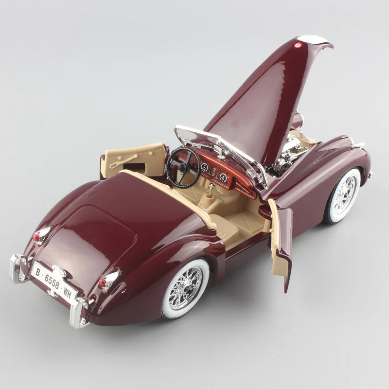 Детские 1:24 весы Maisto Классический Винтаж 1951 Xk120 XK автомобили-трансформер авто литые игрушечные модели автомобилей реплики для коллекции