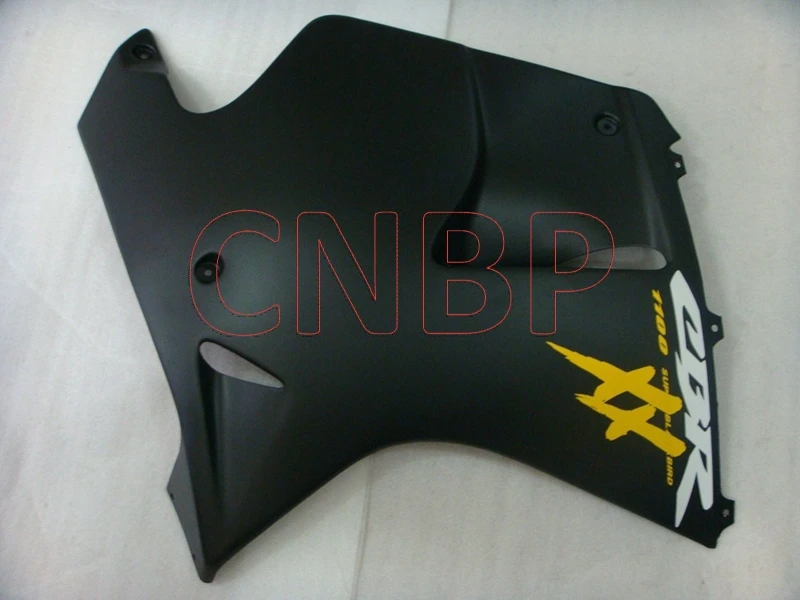 Наборы для тела CBR 1100 XX 1996 - 2005 Matte Черные Пластиковые обтекатели BLACKBIRD 2001 набор