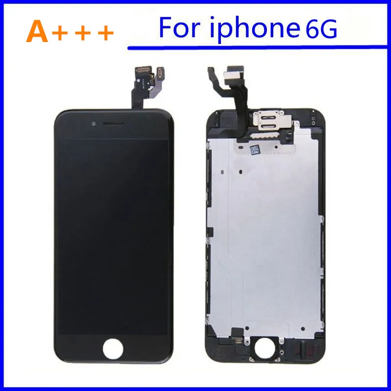 AAAfor Iphone 6G 4 7 ЖК-дисплей в сборе с сенсорным экраном комплекте домашней кнопкой и