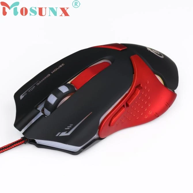 Ecosin2 Горячая 6D LED оптическая USB Проводная 3200 точек/дюйм Pro игровая мышь для