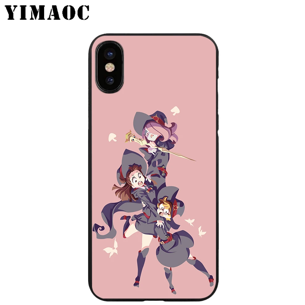 YIMAOC Little Witch аниме Мягкий ТПУ Черный силиконовый чехол для iPhone X или 10 8 7 6 6S Plus 5 5S SE Xr