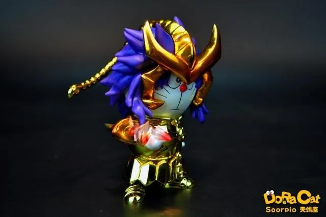 Модели фанатов Jacksdo-ST seiya cloth myth 12 gold ST Doraemon DoraCat