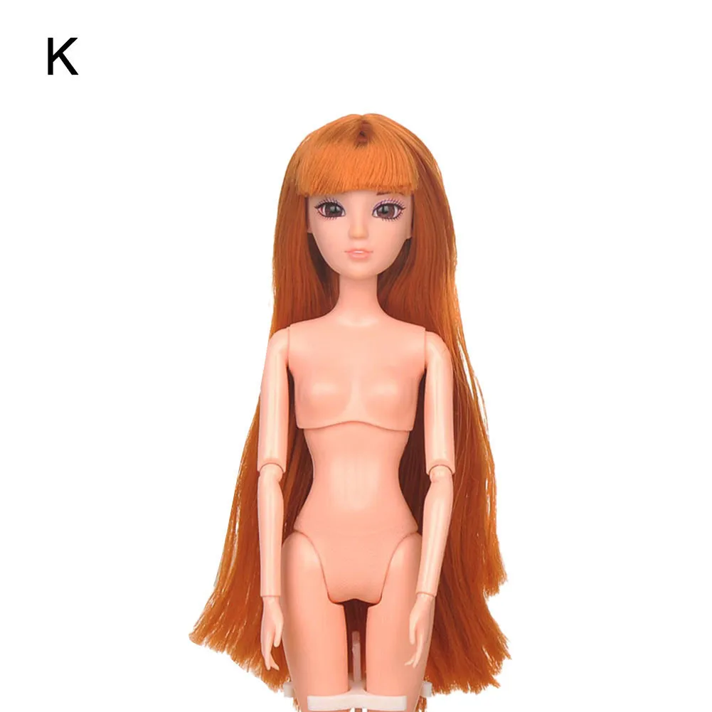 1/6 BJD шарнир Кукла Обнаженная тело 12 подвижные шарнирные DIY куклы 3D голова Акриловые Глаза игрушки для девочек игрушки