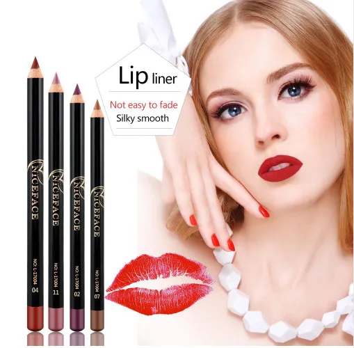 12 цветов/набор красная серия подводка для глаз водостойкие долговечные