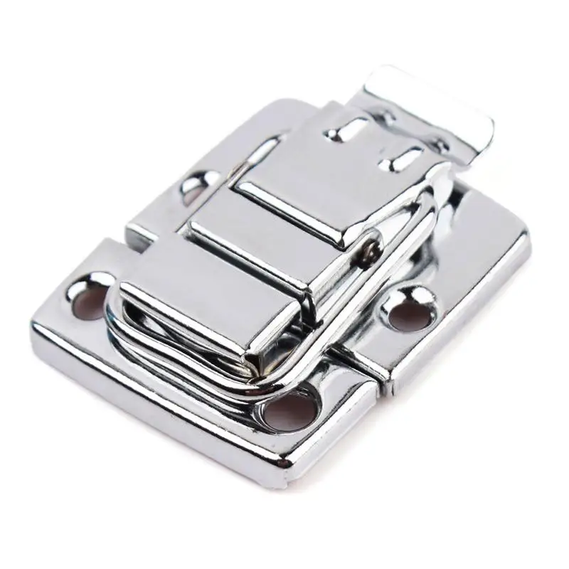 Новинка 1 пара хромированных защелок из нержавеющей стали для нагрудной коробки