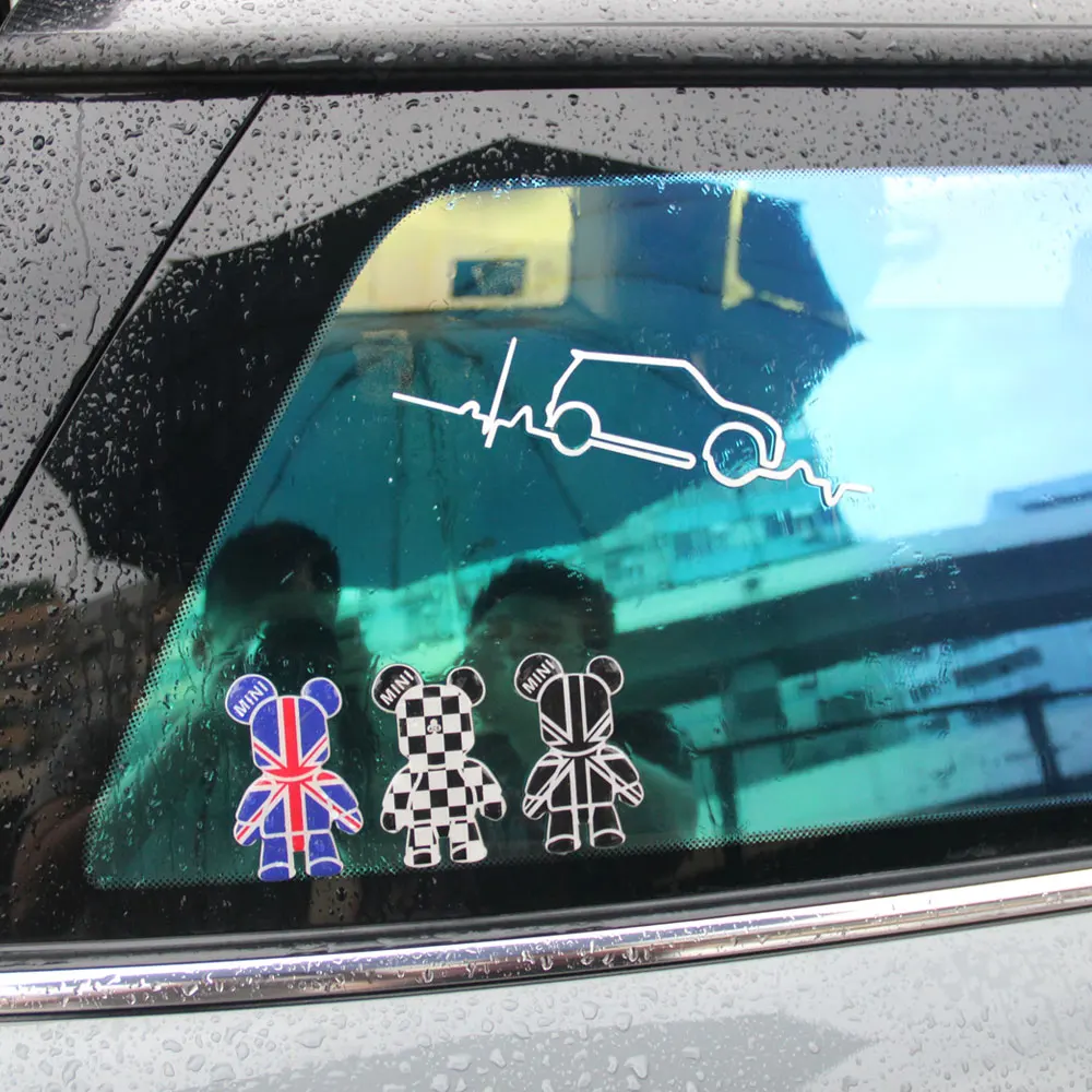 Синий/белый/красный для MINI is in my кровь боковое окно ветрозащитная оболочка хвост