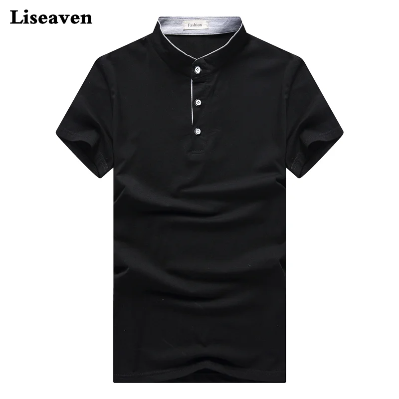 

Liseaven Mens T-Shirts Solid Color 2018 Short Sleeve T Shirts Tops & Tees Men Brand Clothing