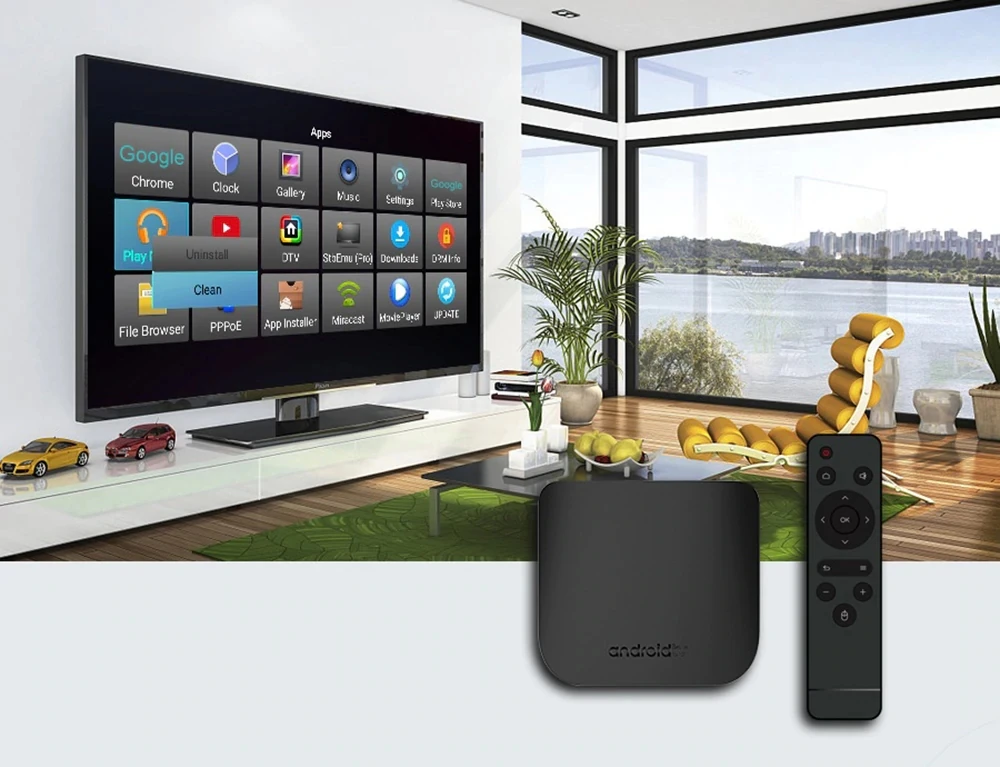 Amlogic S912 Восьмиядерный Смарт ТВ приставка процессор ПЗУ 2 г 16 г 2,4 г WiFi 4 к ультра тонкий HD Android ТВ приставка медиаплеер Mecool M8S PLUS L