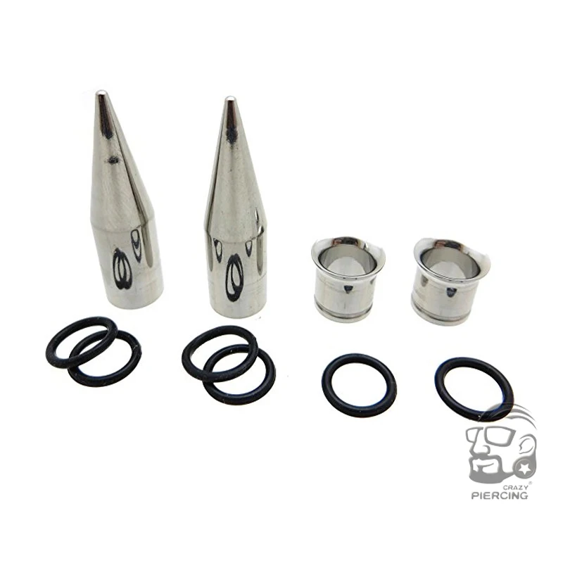 2 шт. конические Серьги растяжки из нержавеющей стали 316L|ear taper|ear tunnel plugtunnel plug |