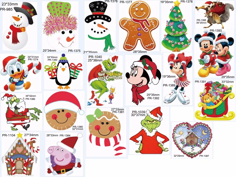 Мультяшная фигурка каваи Рождественская для украшения дома плоский задник