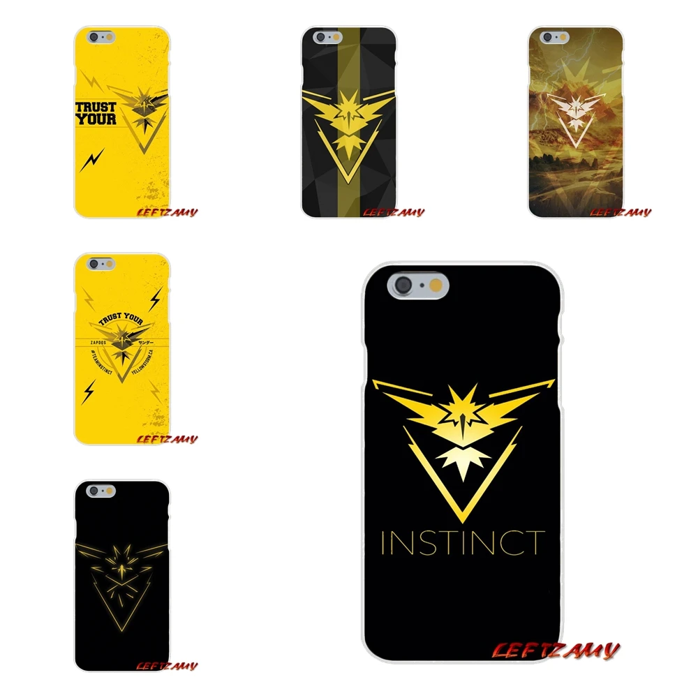 fashion Pokemon Go team instinct For Samsung Galaxy A3 A5 A7 J1 J2 J3 J5 J7 2015 2016 2017 Accessories Phone Shell Covers | Мобильные