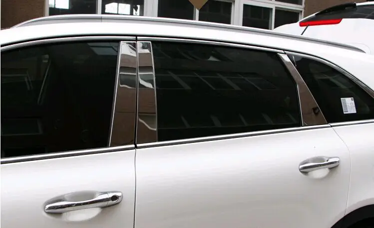 Для KIA SORENTO L 2015 2016 2017 отделка столба из нержавеющей стали | Автомобили и мотоциклы