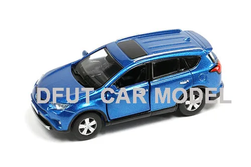 Цвет 1: 64 масштаб RAV4 литая модель автомобиля SUV Игрушки для коллекции подарков - Цвет: 2