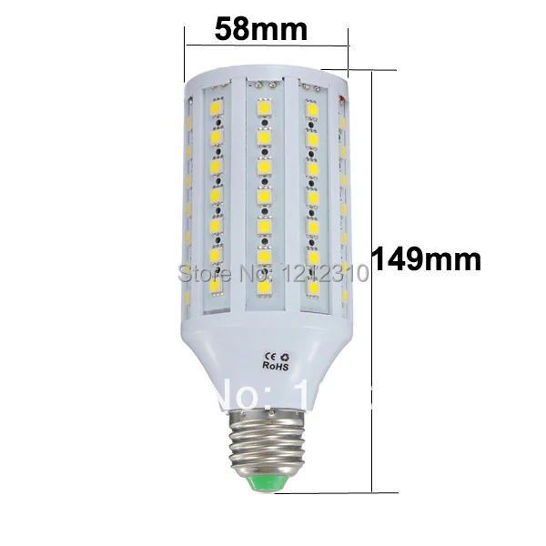 Бесплатная доставка 4 шт./лот 20 Вт E27 86 светодиодов 5050 smd110в/220 В лампочка кукуруза