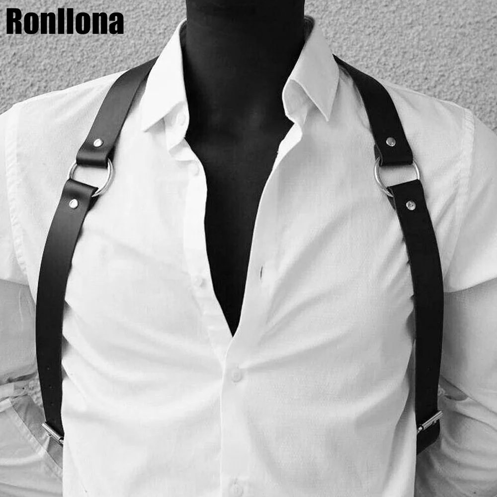 

Chest Bondage Leather Harness Shoulder Belt Bust Cage Body Strap Adjustable Erotic Flirting Cosplay Couple Pole Dance Rave Night
