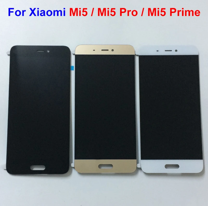 For Xiaomi Mi5 LCD Touch M5 Mi5 Pro LCD Screen Mi5 Prime LCD Display Touch Screen Digitizer Sensor Panel Glass Assembly