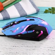 D.VA Mouse Игровая мышь Mercy 2400 dpi USB Проводная 6 кнопок CF геймерская мышь для ПК ноутбука Overwatch - Цвет: D.VA Mouse